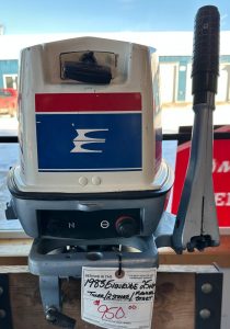 Used 1983 25hp Evinrude 2 Stroke (E25RWCTE)