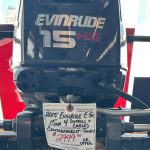 Used 2015 15hp Evinrude E-Tec (E15HPGLABF) - PENDING